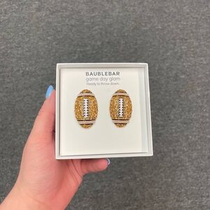 Game Day Glam Football Earrings